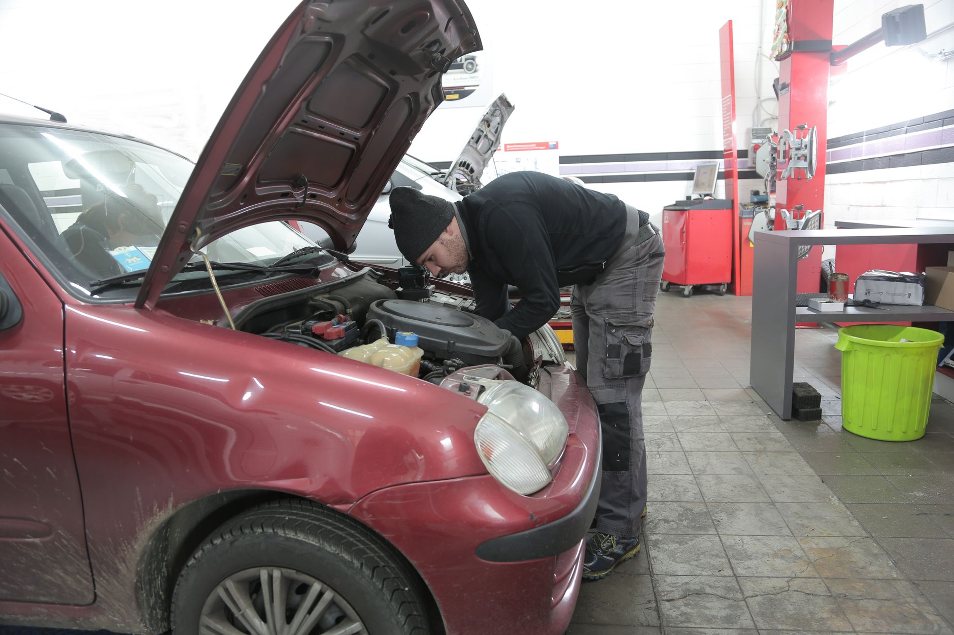 Réparation voiture équipe à Mulhouse